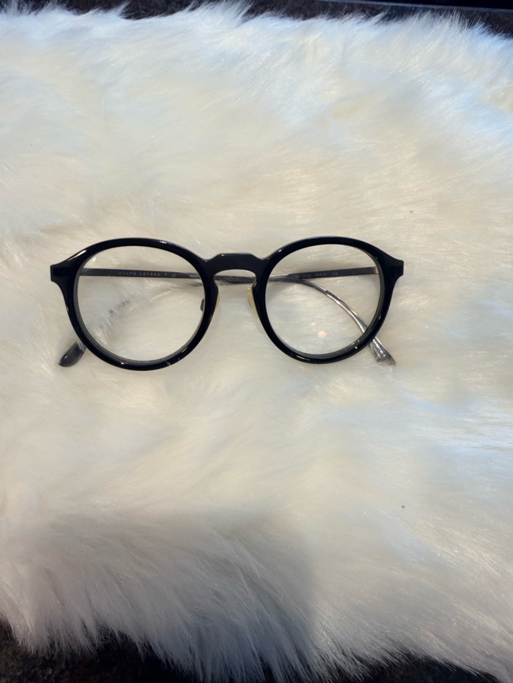 Polo Ralph Lauren PH2188 5696 Round Black Unisex Eyeglasses Frame 48mm